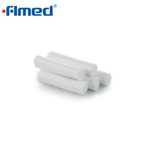 Pamuklu rulolar (1000 adet paketi) Otomoklavlanabilir diş pamuklu rulolar