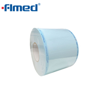 Düz sterilizasyon torbaları 15cm (200 metre) makaraları